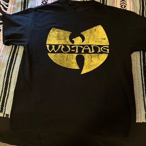 Wu-Tang Logo Short Sleeve T-Shirt - Black/Yellow